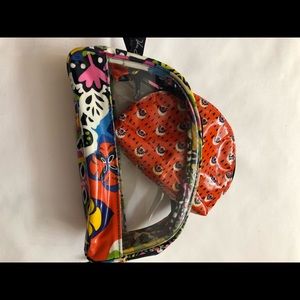 2 Vera Bradley makeup travel bags
